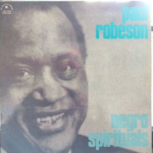 Paul Robeson : Negro Spirituals (LP, Album, Mono, RP)