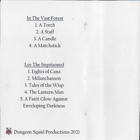 In The Vast Forest, Lye The Imprisoned : Corpse Candles (Cass, Album)
