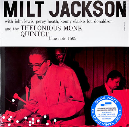Milt Jackson With John Lewis (2), Percy Heath, Kenny Clarke, Lou Donaldson And The Thelonious Monk Quintet : Milt Jackson With John Lewis, Percy Heath, Kenny Clarke, Lou Donaldson And The Thelonious Monk Quintet (LP, Comp, Mono, RE, RM, 180)