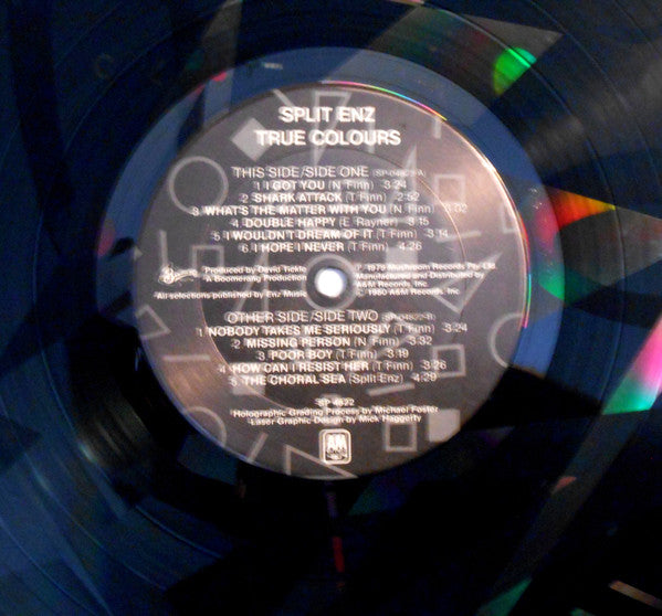 Split Enz : True Colours (LP, Album, Etch, Pur)