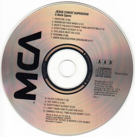Various : Jesus Christ Superstar (2xCD, Album, RE, Sli)