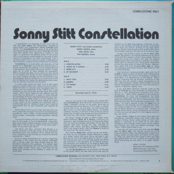 Sonny Stitt : Constellation (LP)