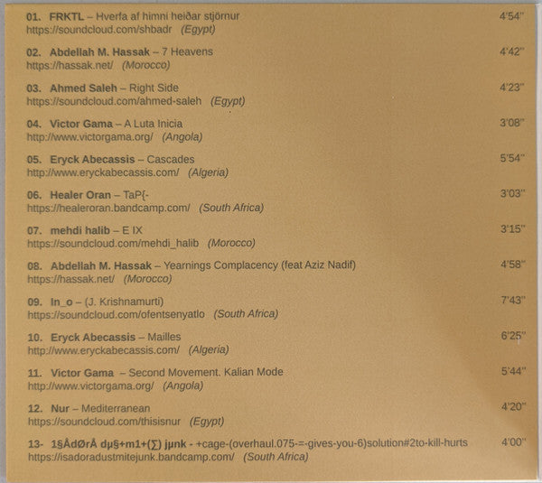Various : Anthology Of Contemporary Music From Africa Continent (CD, Comp, Ltd, RE)