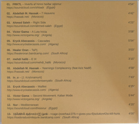 Various : Anthology Of Contemporary Music From Africa Continent (CD, Comp, Ltd, RE)
