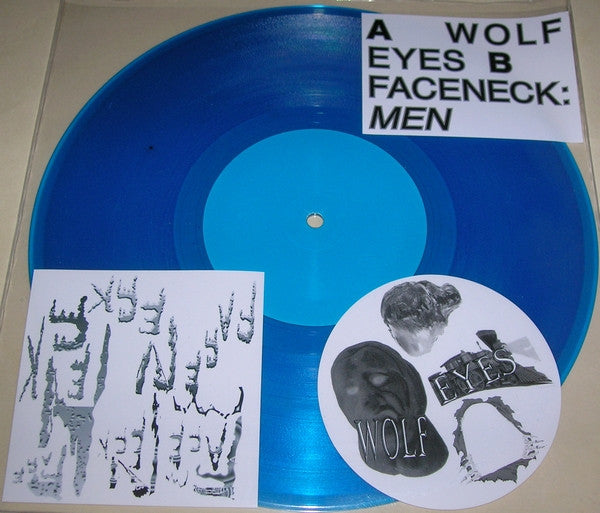 Wolf Eyes / Faceneck : Split (10", Ltd, Blu)