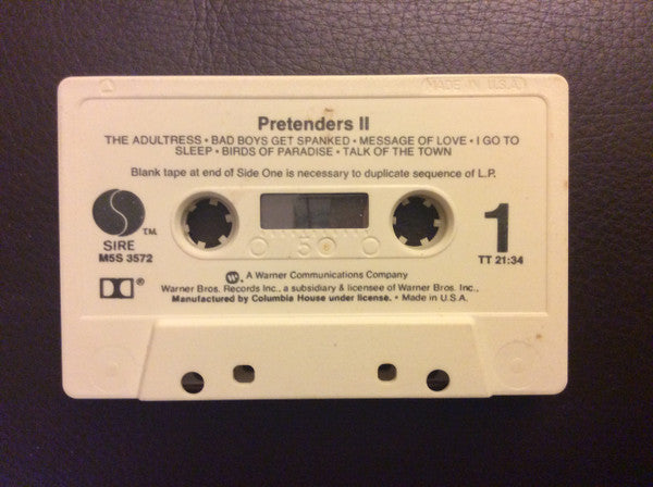 The Pretenders : Pretenders II (Cass, Album, Club, Dol)
