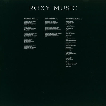 Roxy Music : For Your Pleasure (LP, Album, RE, RM, Hal)