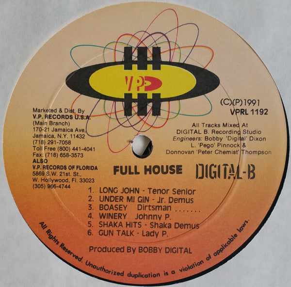 Various : Full House (LP, Comp)