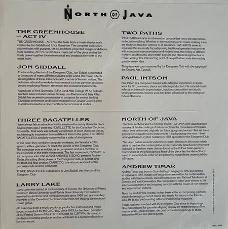 Evergreen Club Gamelan Ensemble : North Of Java (LP, Album)