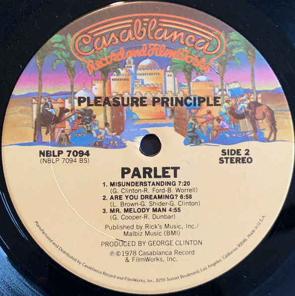 Parlet : Pleasure Principle (LP, Album, Ter)