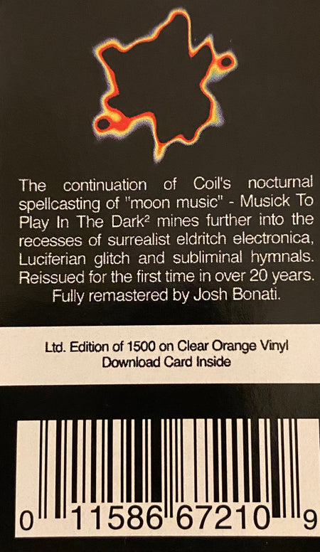 Coil : Musick To Play In The Dark² (LP + LP, S/Sided, Etch + Album, RE, Cle)
