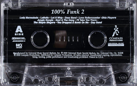 Various : 100% Funk Volume 2 (Cass, Comp)