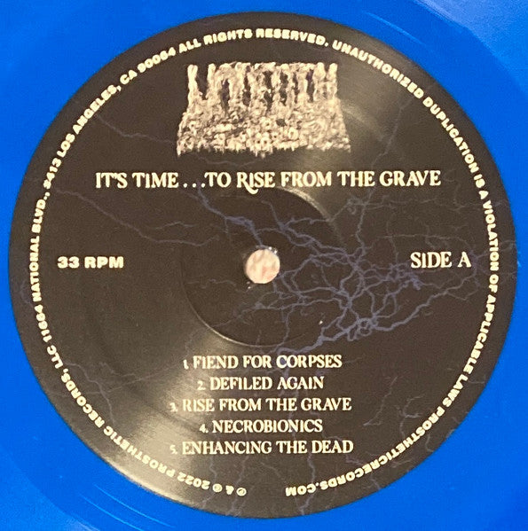 Undeath : It's Time...To Rise From The Grave (LP, Album, Blu)