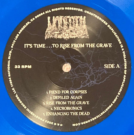 Undeath : It's Time...To Rise From The Grave (LP, Album, Blu)