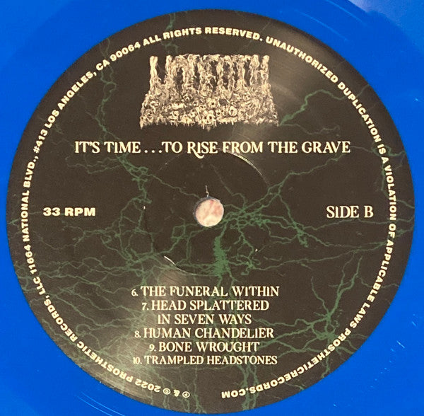 Undeath : It's Time...To Rise From The Grave (LP, Album, Blu)
