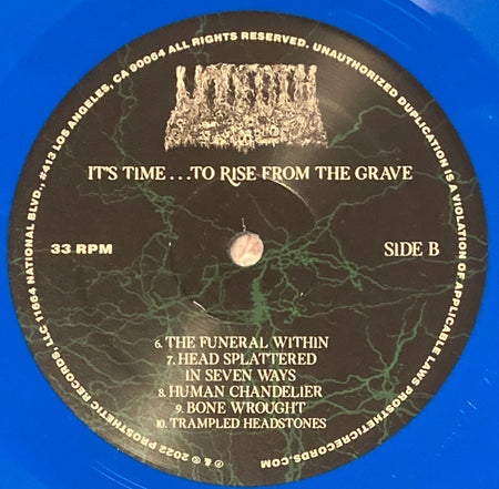 Undeath : It's Time...To Rise From The Grave (LP, Album, Blu)