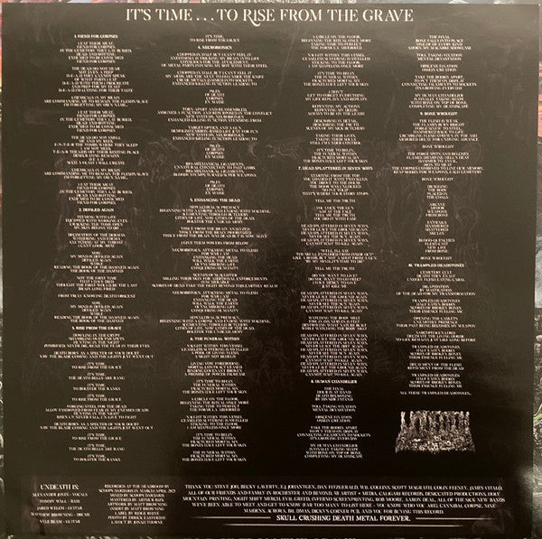 Undeath : It's Time...To Rise From The Grave (LP, Album, Blu)