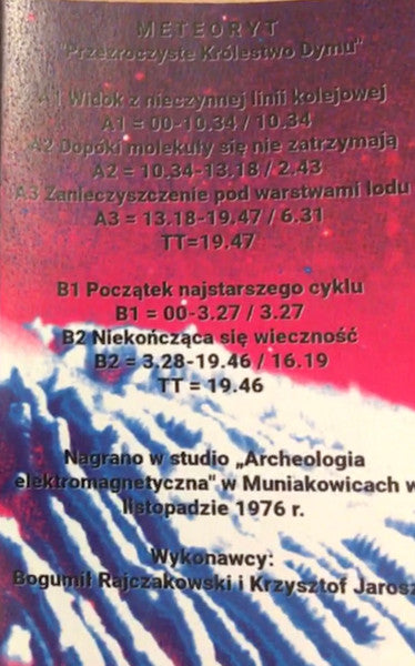 Meteoryt : Przezroczyste Królestwo Dymu (Cass, Album, Ltd, C-4)