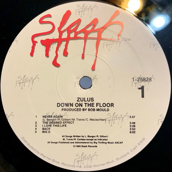 The Zulus (2) : Down On The Floor (LP, Album)
