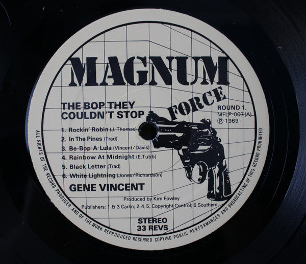 Gene Vincent : The Bop They Couldn't Stop (LP, RE)