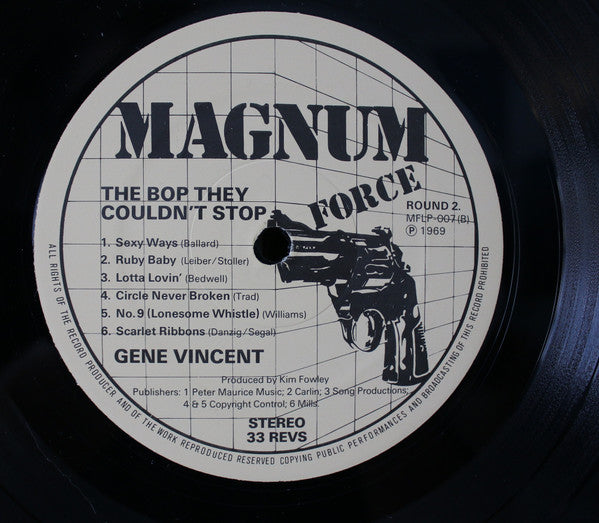 Gene Vincent : The Bop They Couldn't Stop (LP, RE)