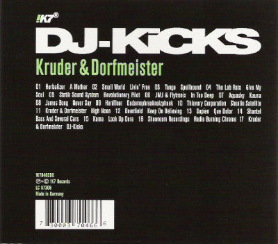 Kruder & Dorfmeister : DJ-Kicks (CD, Mixed, RE, O-C)