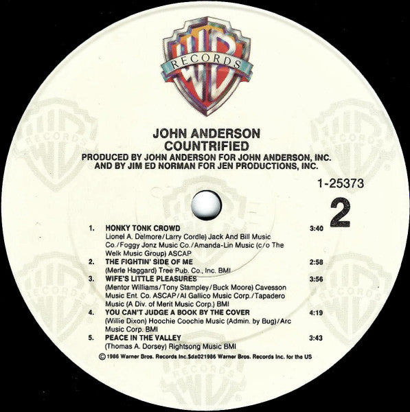 John Anderson (3) : Countrified (LP, Album, Spe)