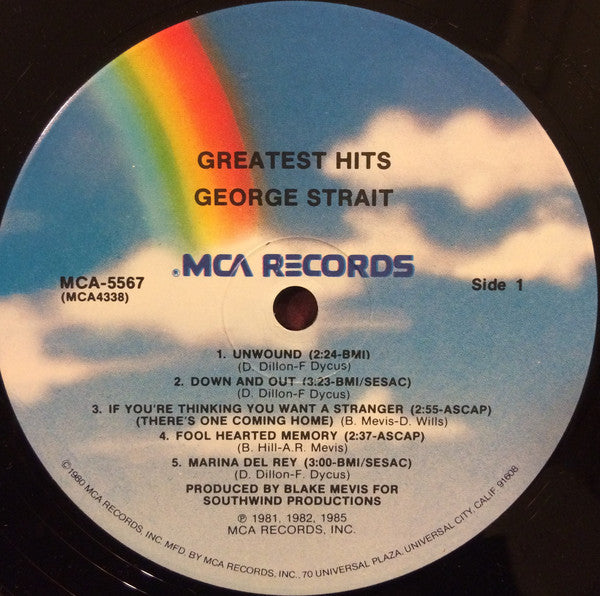 George Strait : Greatest Hits (LP, Comp, Pin)