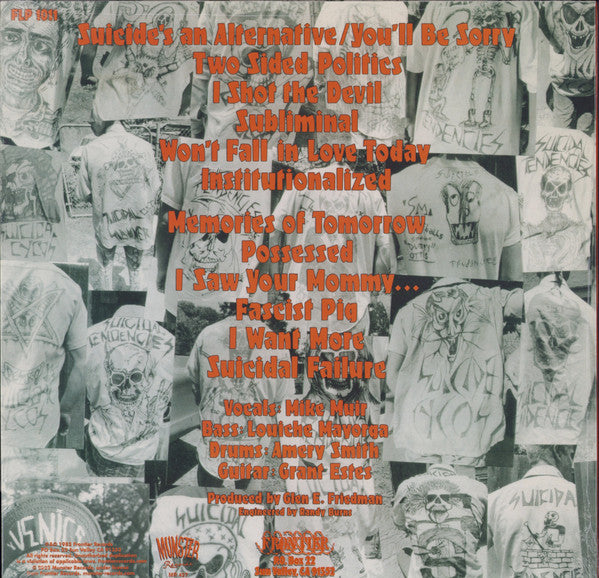 Suicidal Tendencies : Suicidal Tendencies (LP, Album, Ltd, RE, Red)