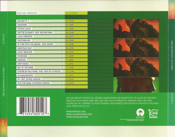 Roni Size / Reprazent : In The Møde (CD, Album)