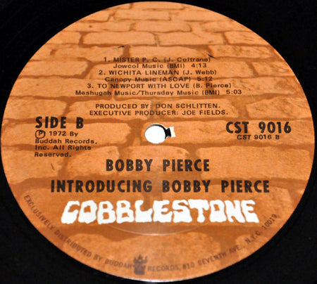 Bobby Pierce : Introducing Bobby Pierce (LP, Album)