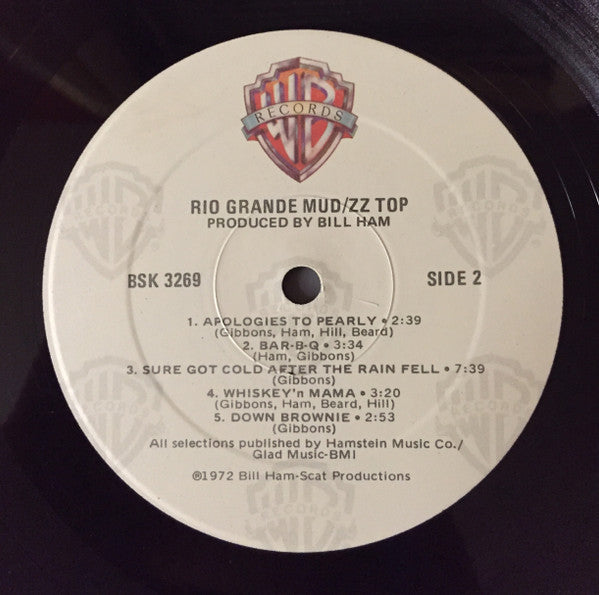 ZZ Top : Rio Grande Mud (LP, Album, RE, Win)