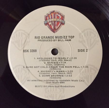 ZZ Top : Rio Grande Mud (LP, Album, RE, Win)