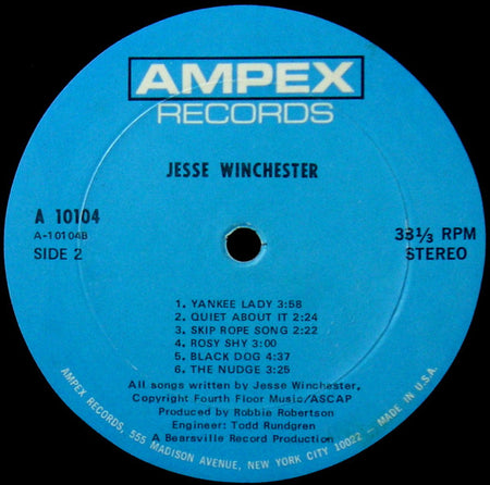 Jesse Winchester : Jesse Winchester (LP, Album, ARP)