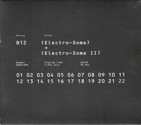 B12 : (Electro-Soma) + (Electro-Soma II) (CD, Album, RE, RM + CD, Comp, RM + RP, Jew)