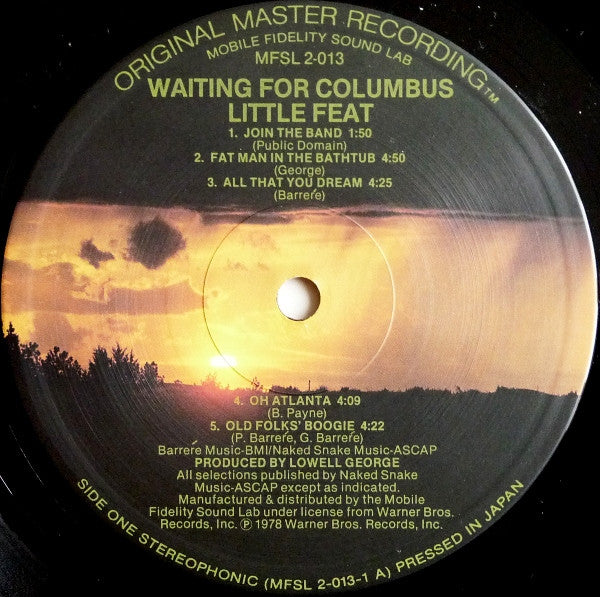 Little Feat : Waiting For Columbus (2xLP, Album, RM, Hal)