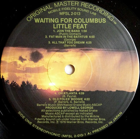 Little Feat : Waiting For Columbus (2xLP, Album, RM, Hal)