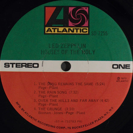 Led Zeppelin : Houses Of The Holy (LP, Album, RP, PR-)