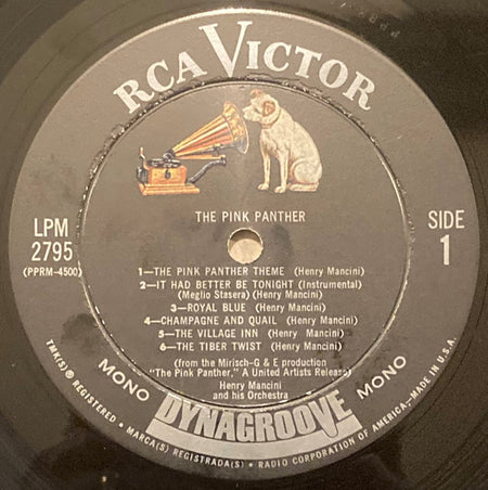 Henry Mancini : The Pink Panther (Music From The Film Score) (LP, Album, Mono, Ind)