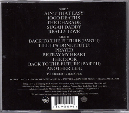 D'Angelo And The Vanguard (3) : Black Messiah (CD, Album)