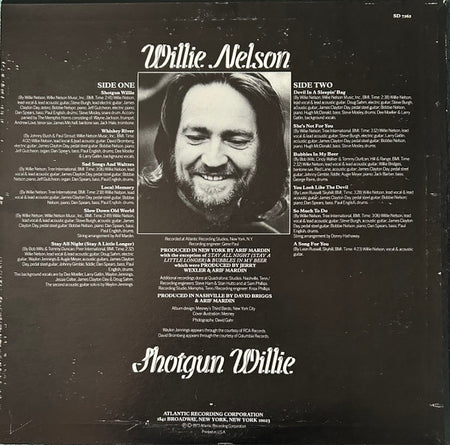 Willie Nelson : Shotgun Willie (LP, Album, RP, Gol)
