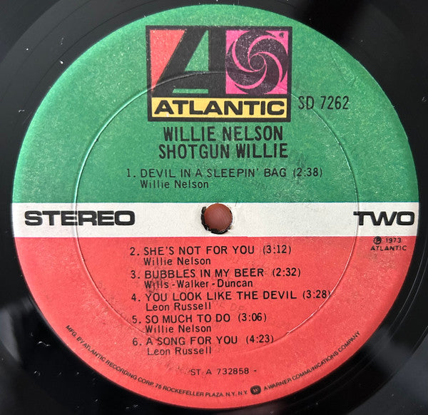 Willie Nelson : Shotgun Willie (LP, Album, RP, Gol)
