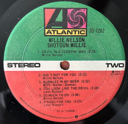 Willie Nelson : Shotgun Willie (LP, Album, RP, Gol)