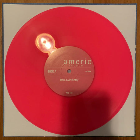 American Football : Rare Symmetry / Fade Into You (10", Pin)