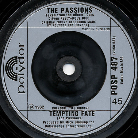 The Passions : Sanctuary (7", Single)