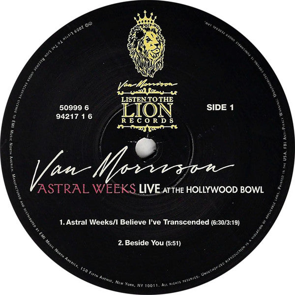 Van Morrison : Astral Weeks Live At The Hollywood Bowl (2xLP, Album)