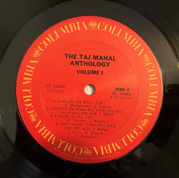 Taj Mahal : The Taj Mahal Anthology (Volume 1) (LP, Album, Comp)
