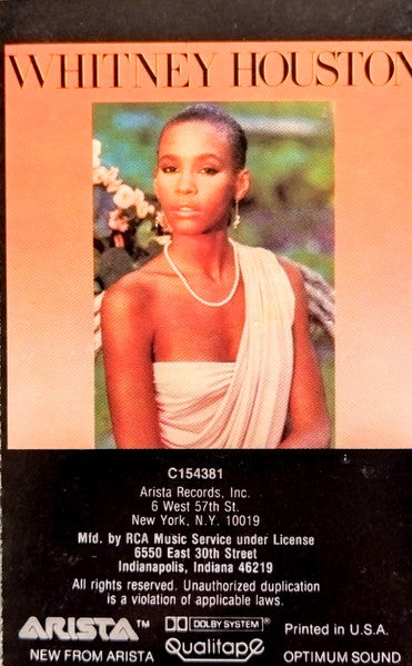 Whitney Houston : Whitney Houston (Cass, Album, Club)