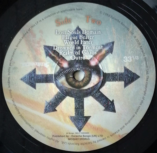 Bolt Thrower : Realm Of Chaos (LP, Album, Ltd, RE)