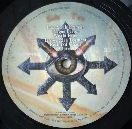 Bolt Thrower : Realm Of Chaos (LP, Album, Ltd, RE)